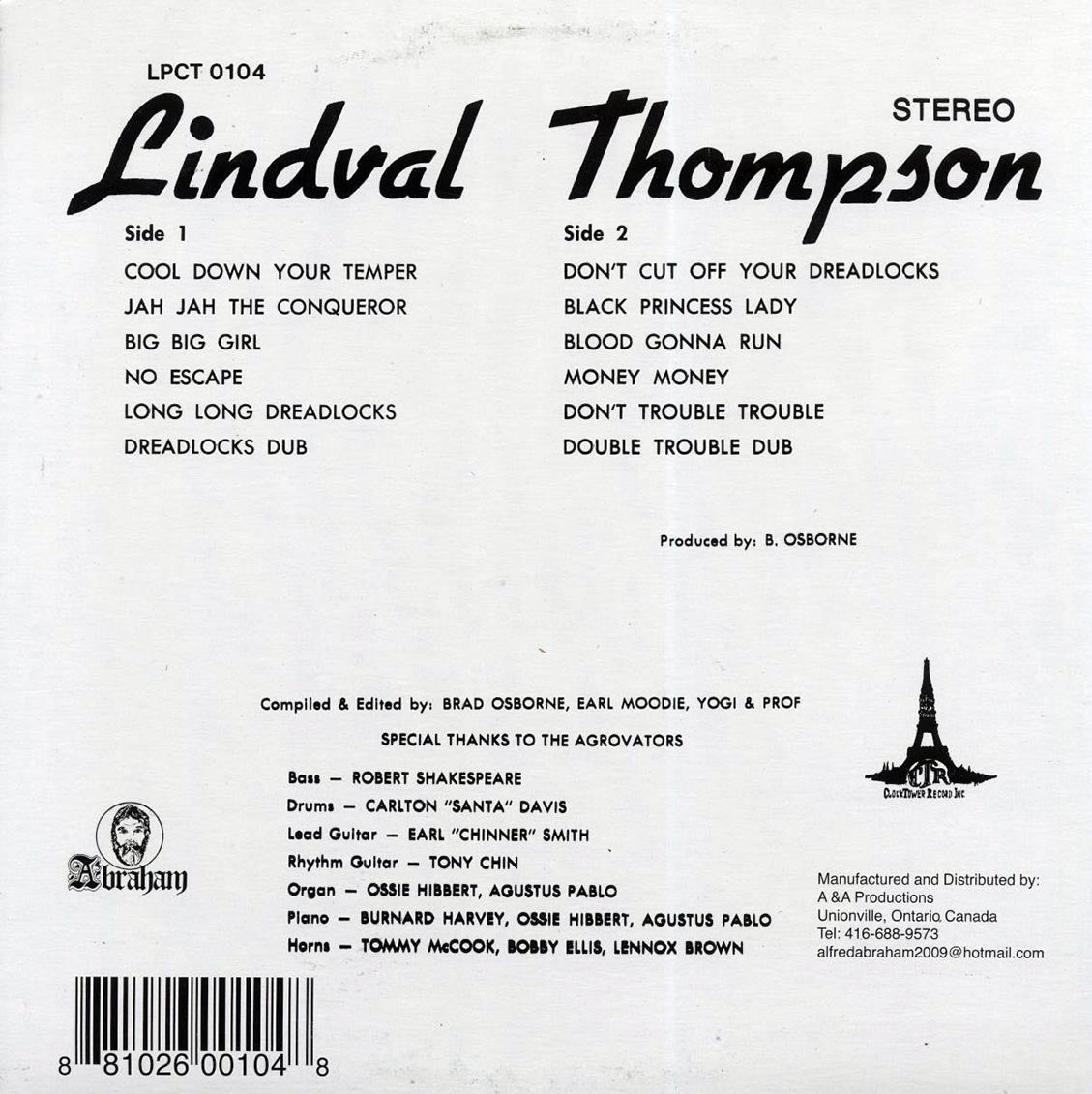 Linval Thompson - Cool Down Vinyl Record