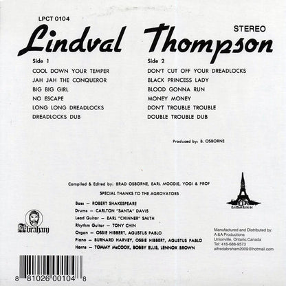 Linval Thompson - Cool Down Vinyl Record