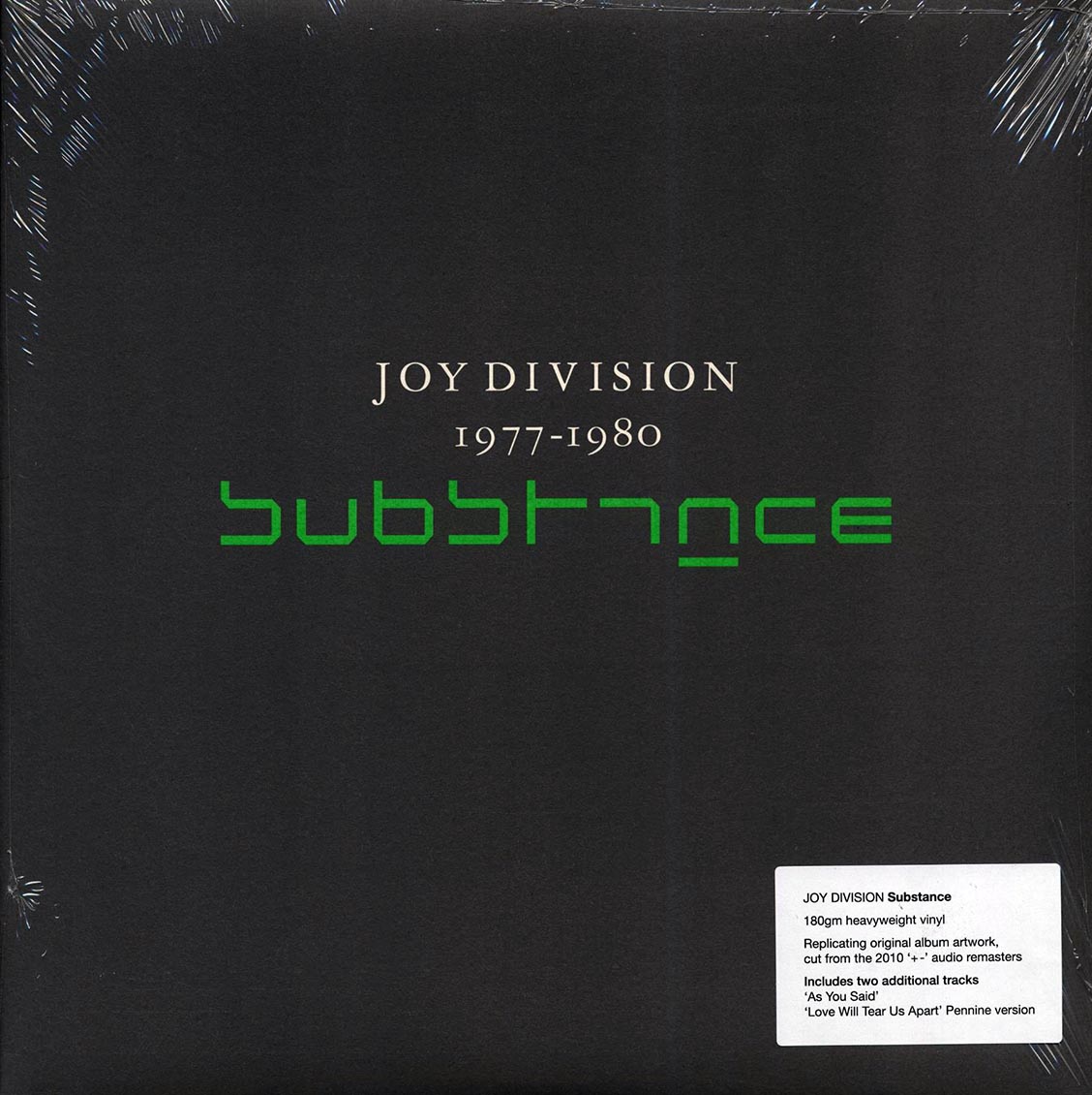Joy Division - Substance: 1977-1980 (2xLP) (180g) Vinyl Record