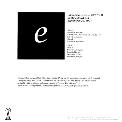 Mark Oliver Everett - KCRW Radio Special September 25, 1994 Vinyl Record
