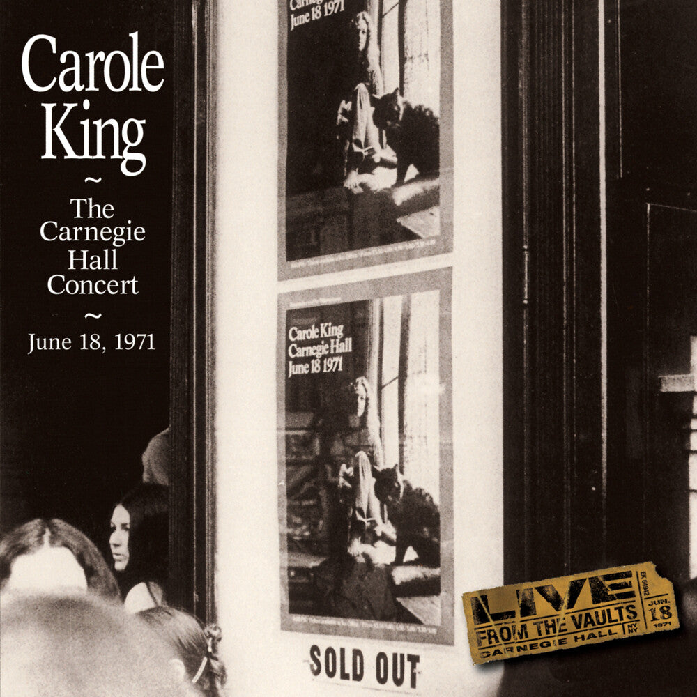 the album cover for Carole King - Carnegie Hall Concert - June 18 1971
