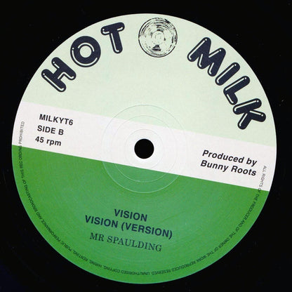 Mr. Spaulding - Sweet Lady; Roots Radics - Version  /  Mr. Spaulding - Vision; Roots Radics - Version 12" Vinyl Record