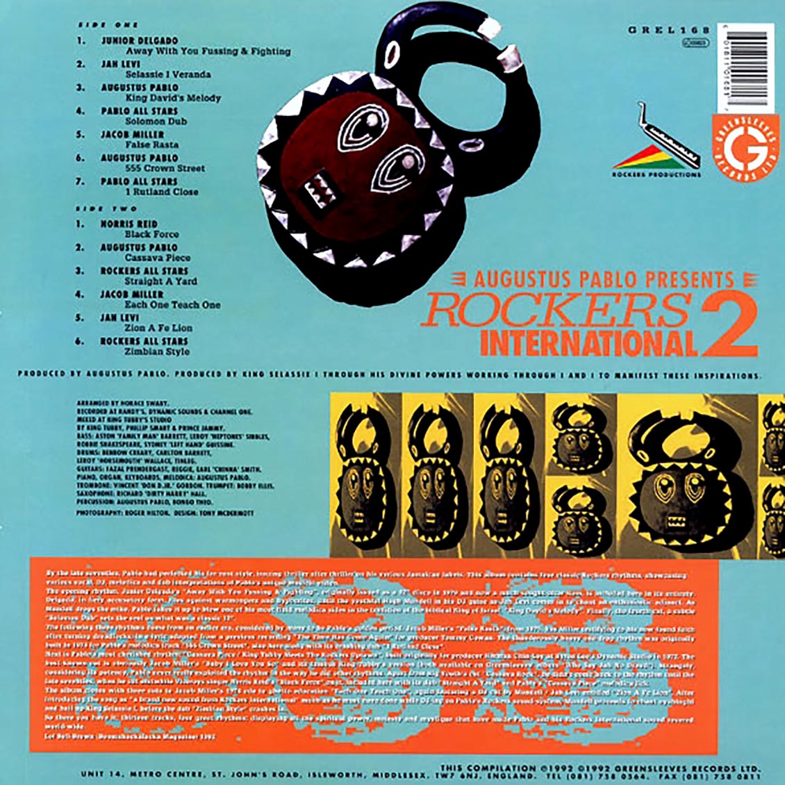 Augustus Pablo, Jacob Miller, Hugh Mundell, Etc. - Rockers International 2 Vinyl Record