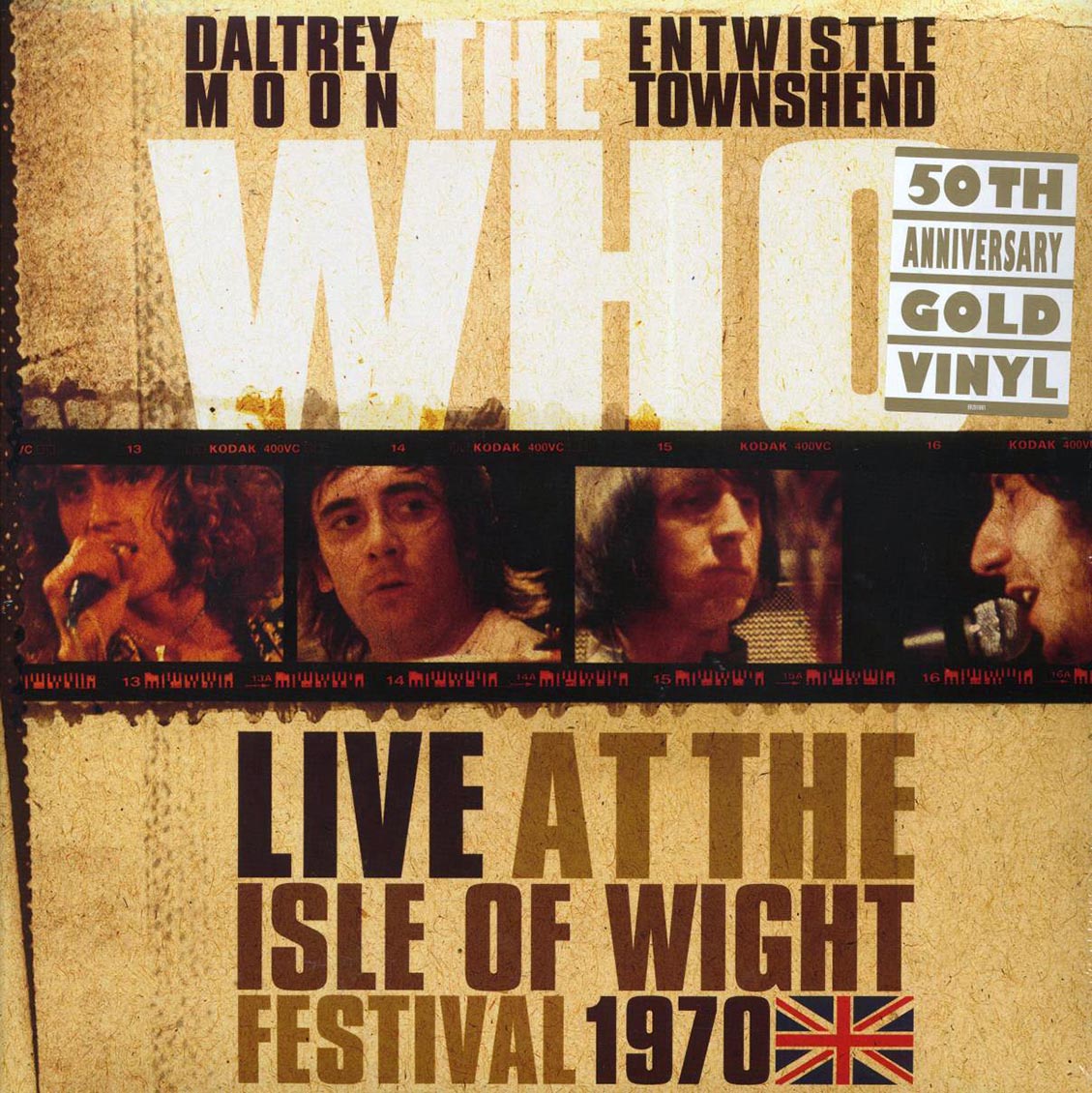 The Who Live At The Isle Of Wight Festival 1970 ltd. ed. 3xLP remastered gold Vinyl Record
