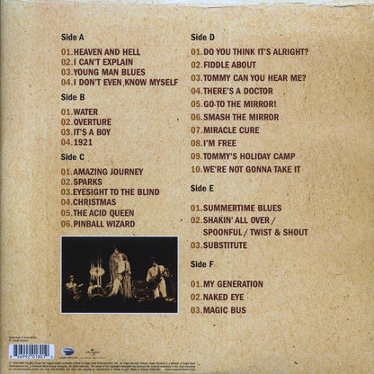 The Who Live At The Isle Of Wight Festival 1970 ltd. ed. 3xLP remastered gold Vinyl Record