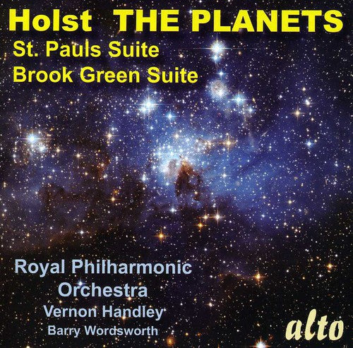 the album cover for Vernon Handley - Planets Suite / St Paul's Suite