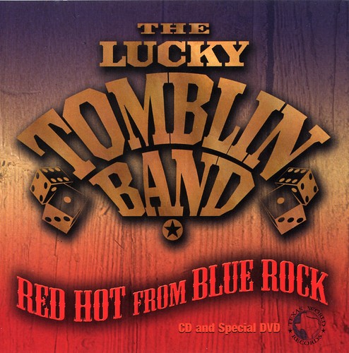 the album cover for Lucky Tomblin Band - Red Hot from Blue Rock