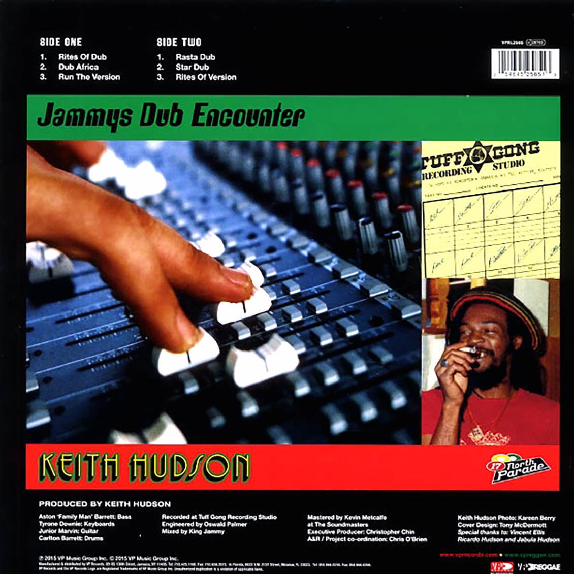 Keith Hudson - Jammys Dub Encounter Vinyl Record