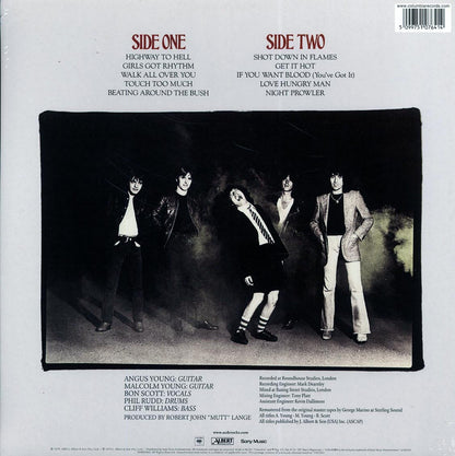 ACDC Highway To Hell 180g Vinyl Record