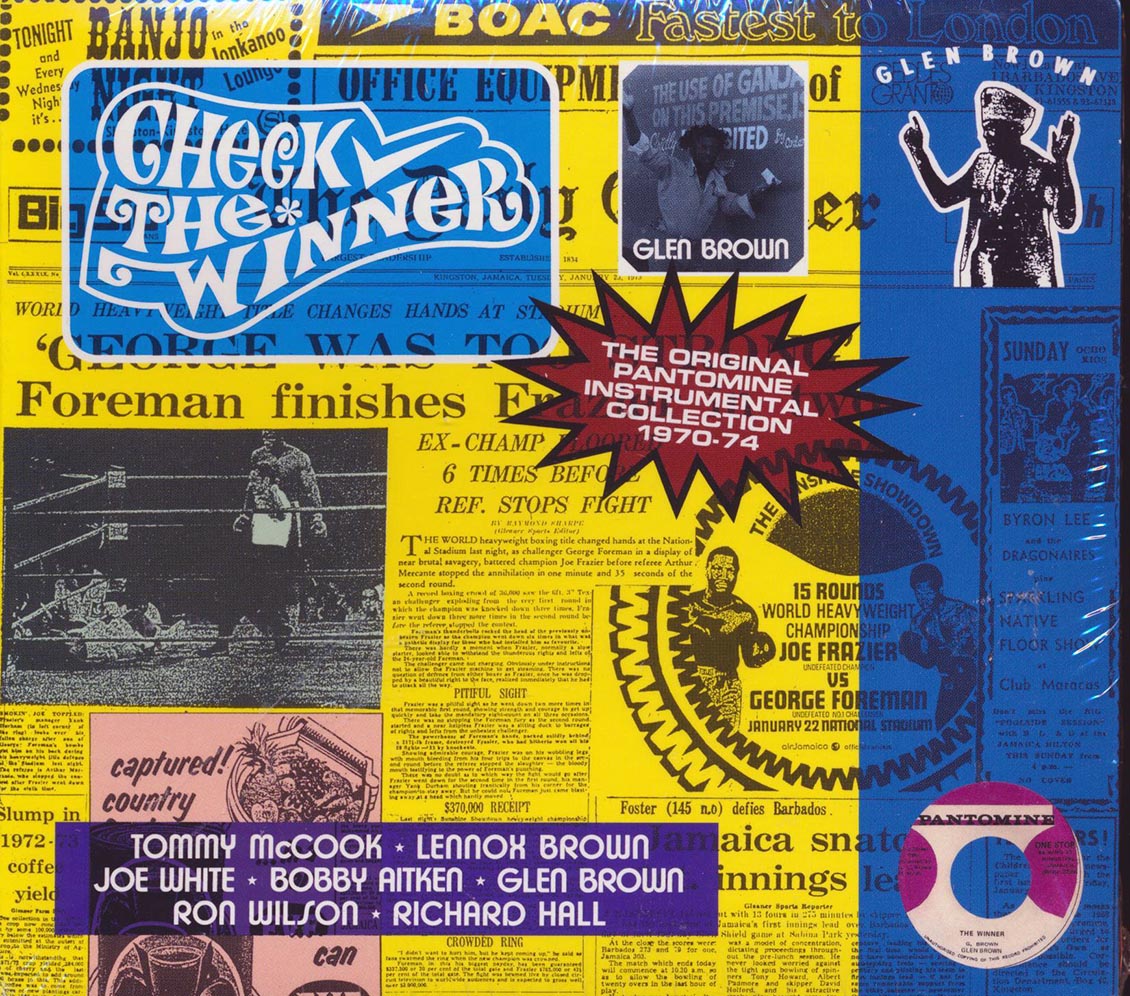 Glen Brown - Check The Winner: The Original Pantomine Instrumental Collection 1970-74 Music CD