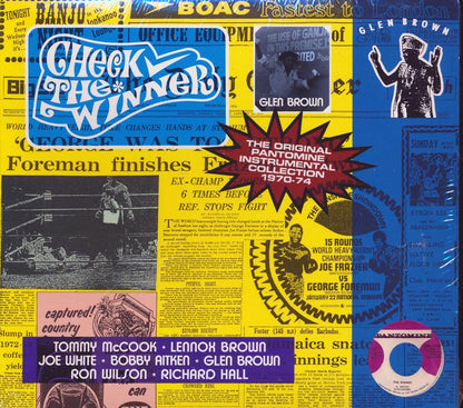 Glen Brown - Check The Winner: The Original Pantomine Instrumental Collection 1970-74 Music CD
