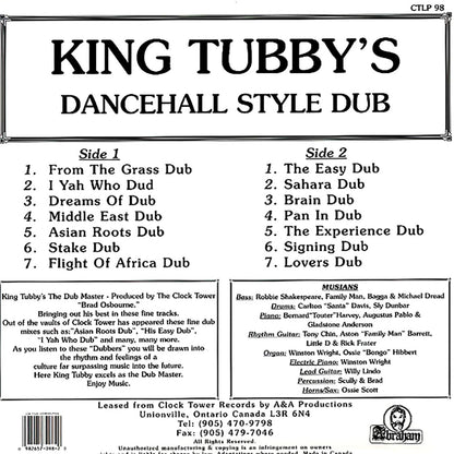 King Tubby - Dance Hall Style Dub Vinyl Record