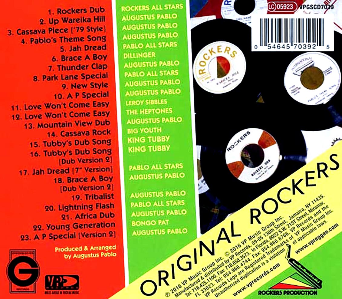 Augustus Pablo - Original Rockers (23 tracks) (expanded edition) (deluxe edition) Music CD