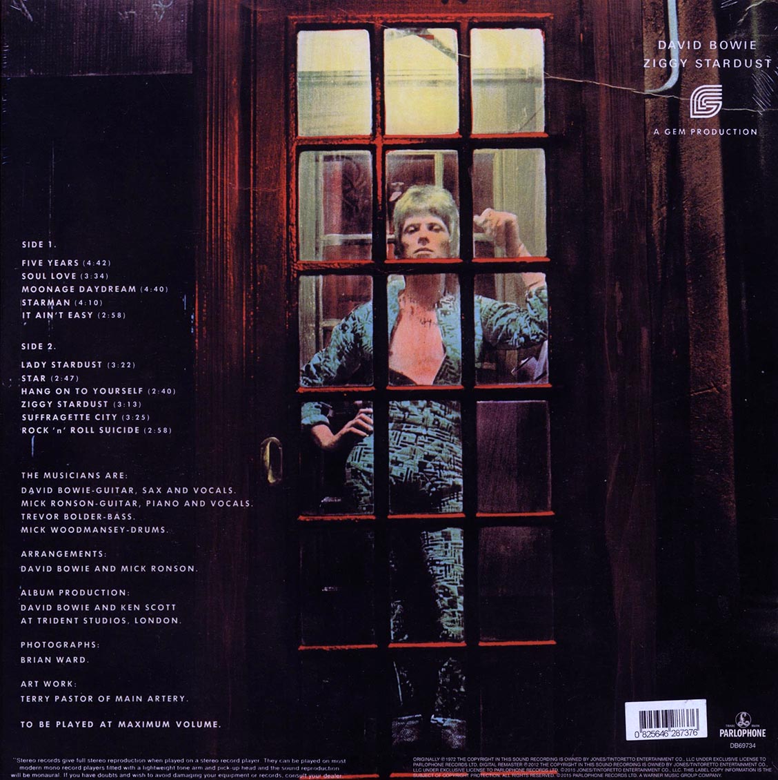 David Bowie - The Rise And Fall Of Ziggy Stardust And The Spiders From Mars (180g) Vinyl Record