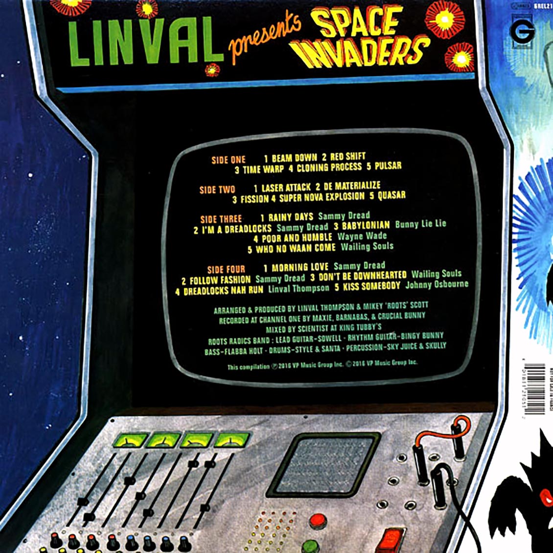 Scientist - Linval Presents Space Invaders + Bonus Vocals Album (2xLP) Vinyl Record