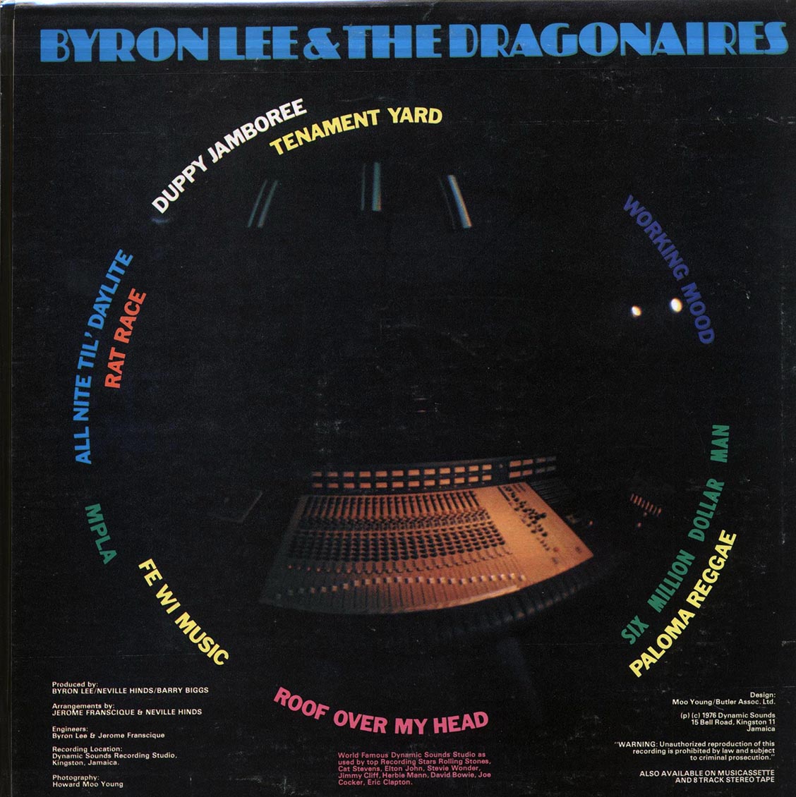 Byron Lee & The Dragonaires - Reggay International (Jamaica press) (orig. press) Vinyl Record