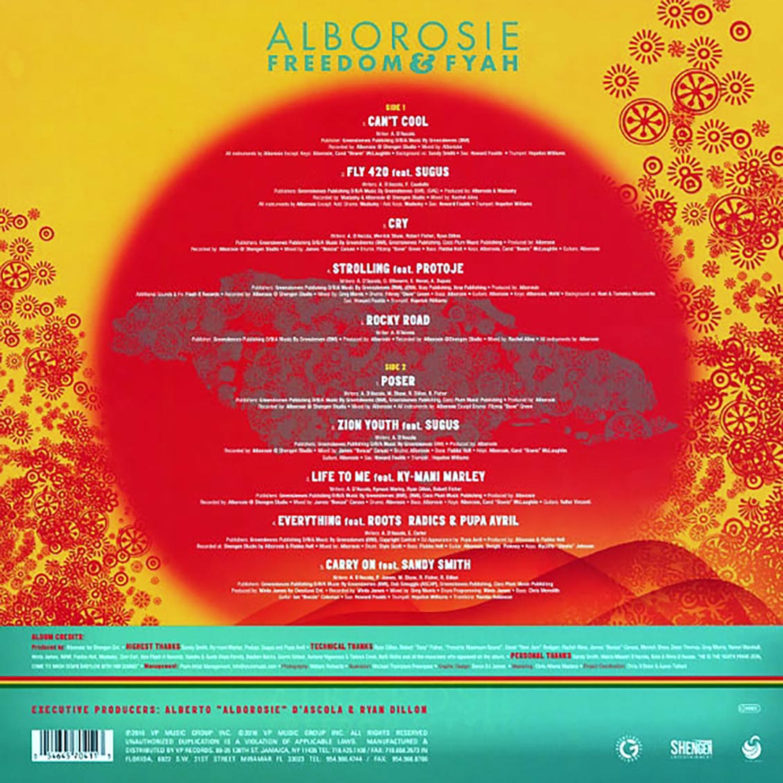 Alborosie - Freedom & Fyah Vinyl Record
