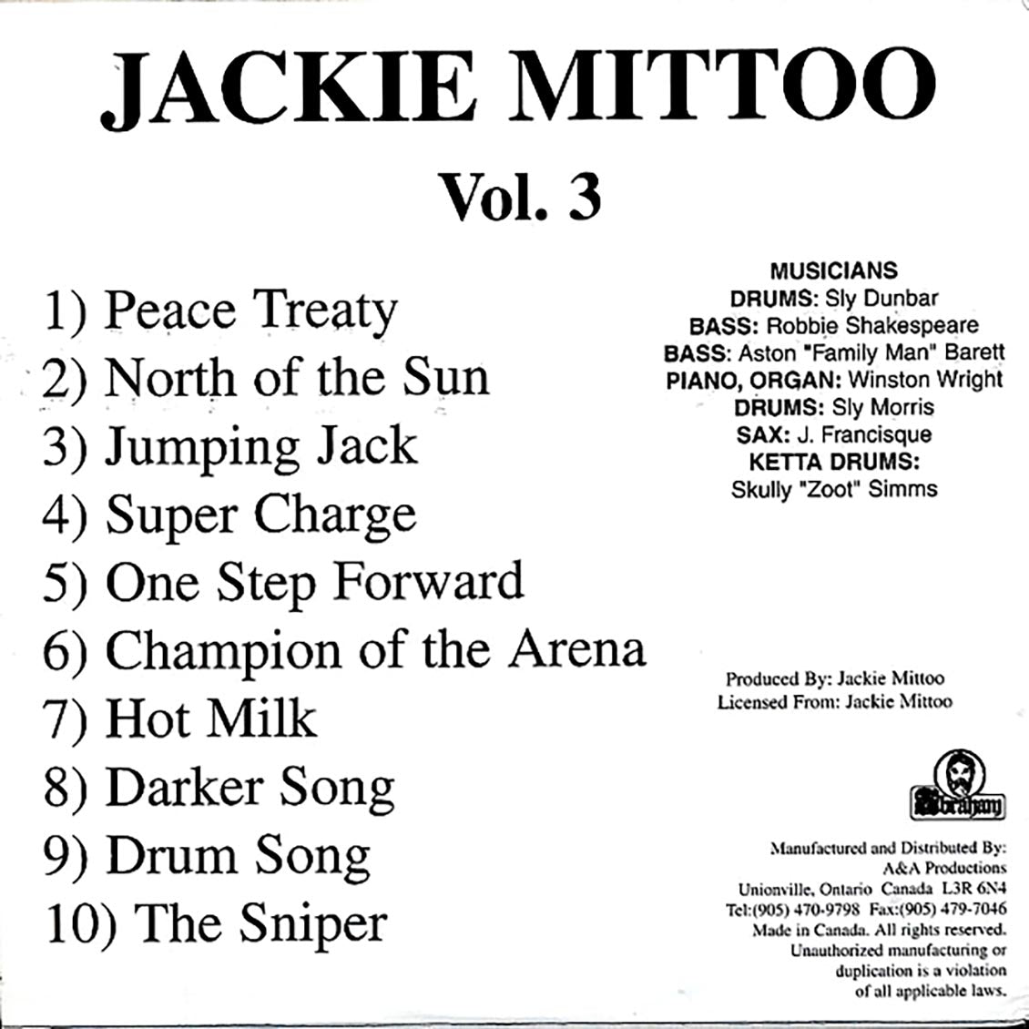 Jackie Mittoo - Showcase Volume 3 Vinyl Record