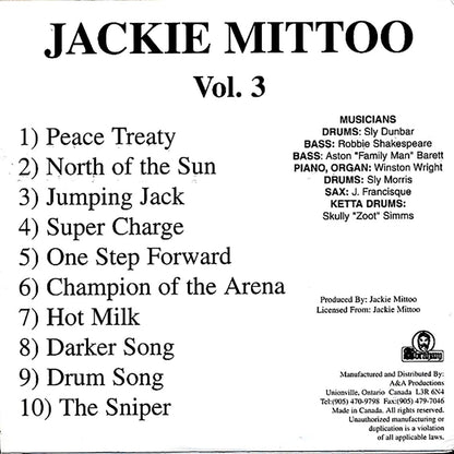 Jackie Mittoo - Showcase Volume 3 Vinyl Record