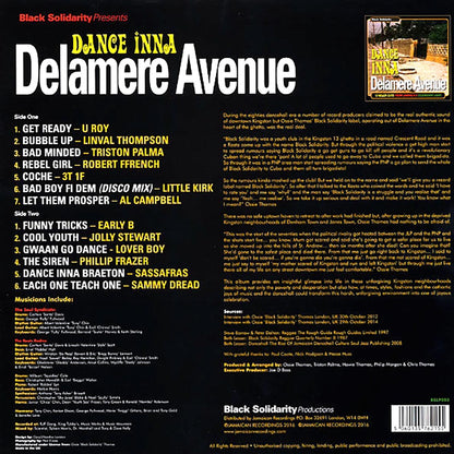 Linval Thompson, Early B, Triston Palmer, Jolly Stewart, Sammy Dread, Etc. - Dance Inna Delamere Avenue (180g) Vinyl Record