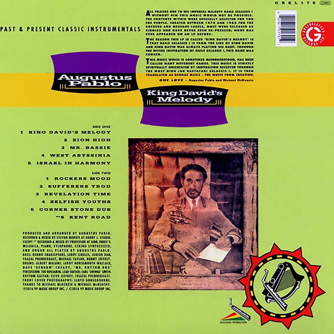 Augustus Pablo - King David's Melody Vinyl Record