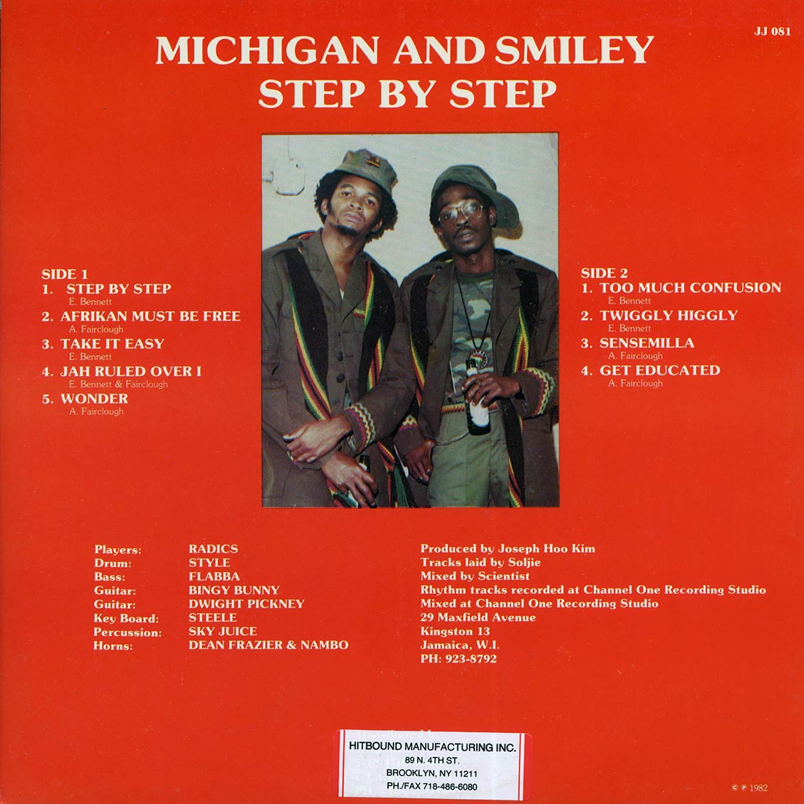 Michigan & Smiley - Step By Step Vinyl Record
