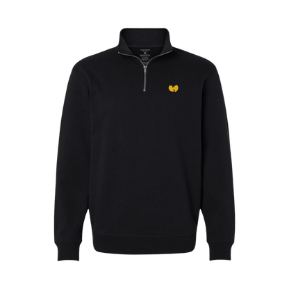 Wu-Tang Clan Wu Quarter Zip Sweatshirt Black Officially Licensed