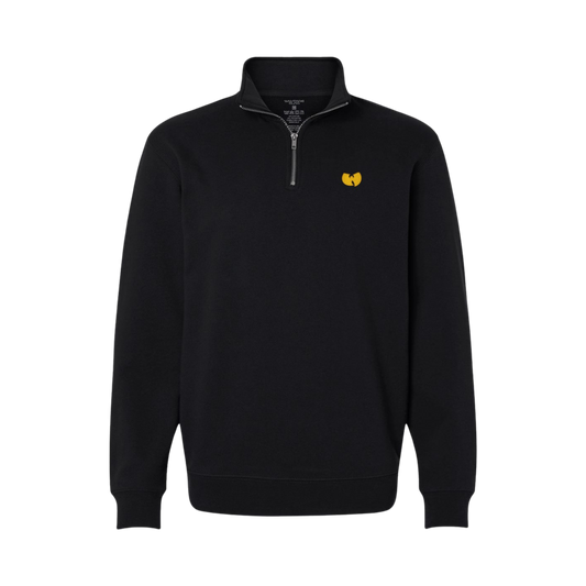 Wu-Tang Clan Wu Quarter Zip Sweatshirt Black Officially Licensed