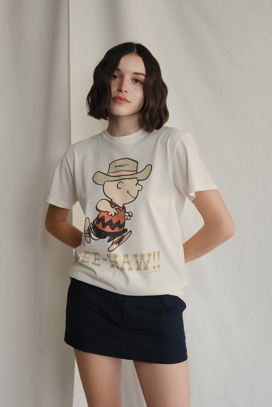 Peanuts YEE-HAW!! Womens T Shirt
