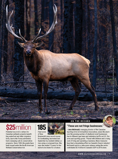 Outdoor Canada - Hunting Special 2025: Secret Buck Hideouts, Predator Hunts, Waterfowl Decoys, Air Rifle Hunting Guide, Overcome Fear Of The Dark, Expert Hunting Strategies For Success & More!