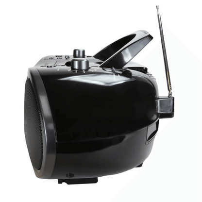 Emerson 7” Bluetooth DVD Boombox with HD-INPUT AM/FM Radio and Stereo Speakers