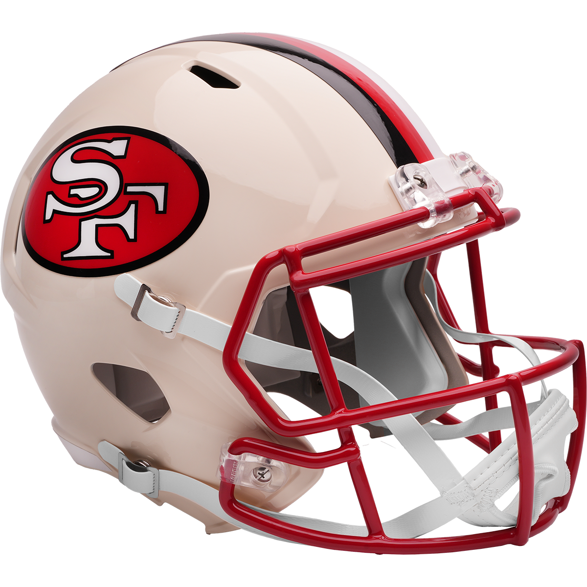 San Francisco 49ers Full Size Speed Replica Football Helmet RETRO - NFL