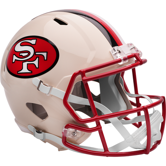 San Francisco 49ers Full Size Speed Replica Football Helmet RETRO - NFL