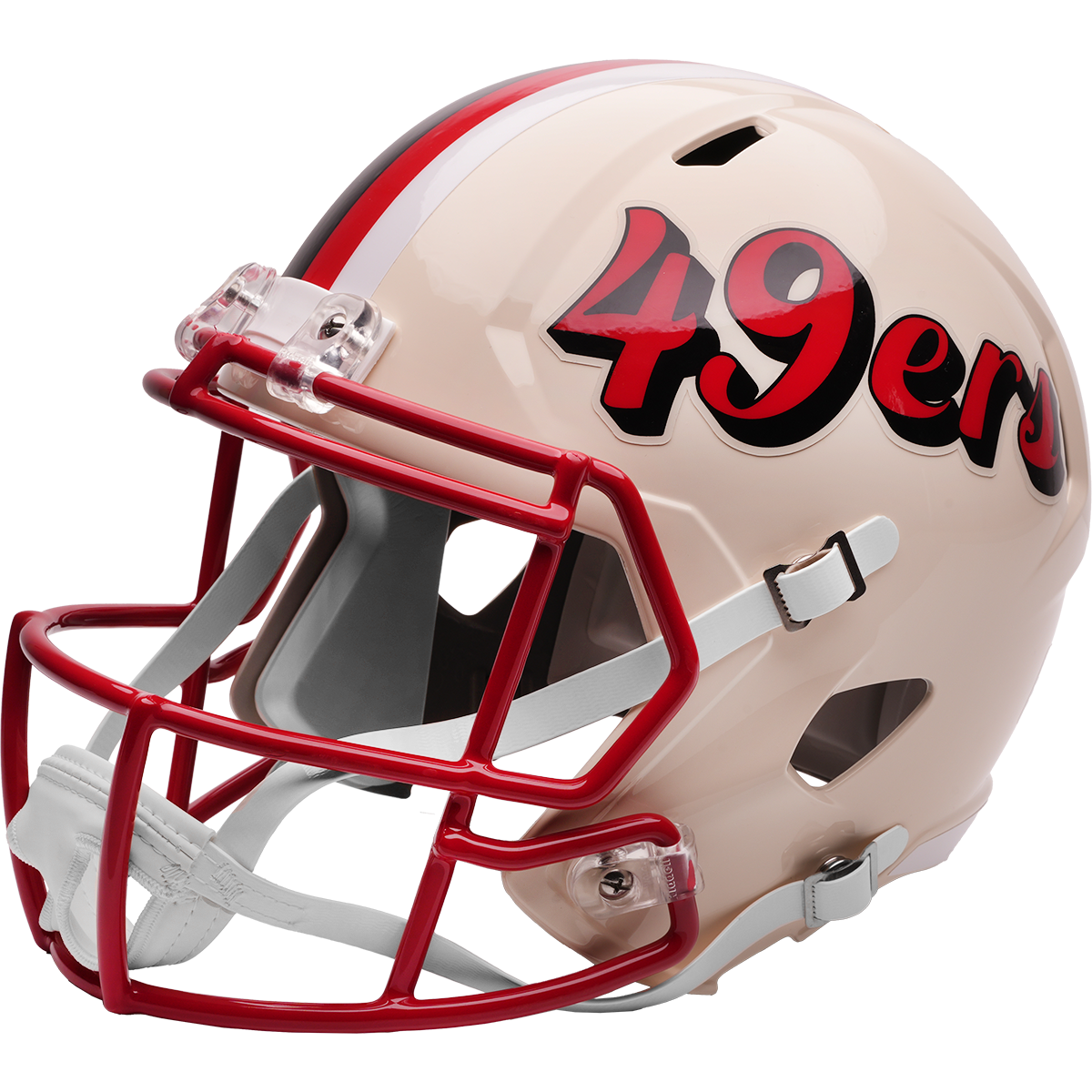 San Francisco 49ers Full Size Speed Replica Football Helmet RETRO - NFL