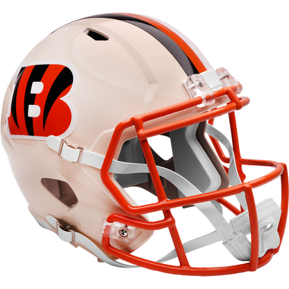 Cincinnati Bengals Full Size Speed Replica Football Helmet RETRO - NFL