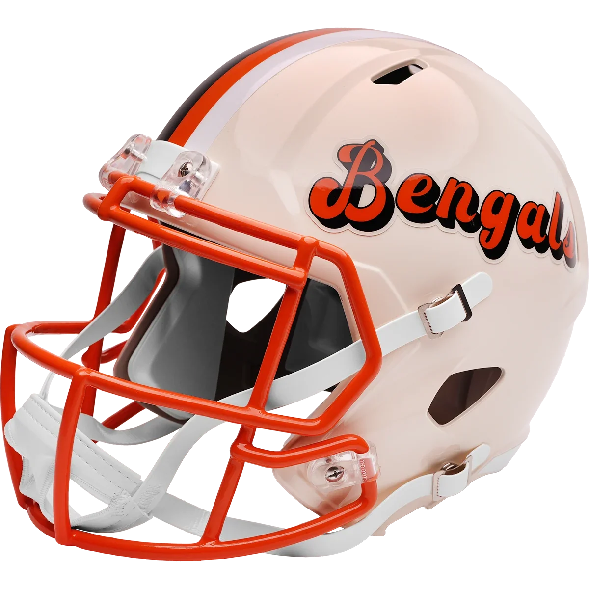 Cincinnati Bengals Full Size Speed Replica Football Helmet RETRO - NFL