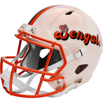 Cincinnati Bengals Full Size Speed Replica Football Helmet RETRO - NFL