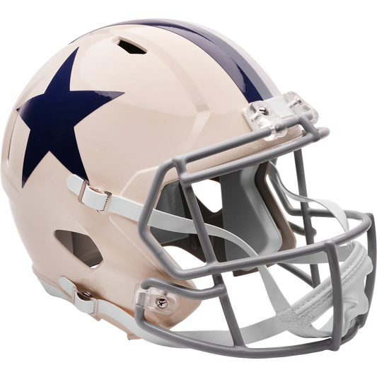 Dallas Cowboys Full Size Speed Replica Football Helmet RETRO - NFL