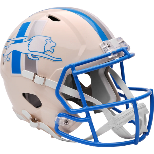 Detroit Lions Full Size Speed Replica Football Helmet RETRO - NFL