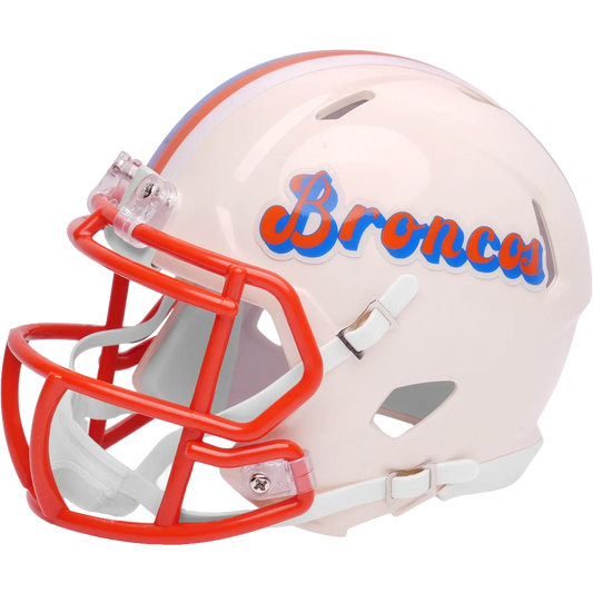 Denver Broncos Speed Mini Football Helmet RETRO - NFL