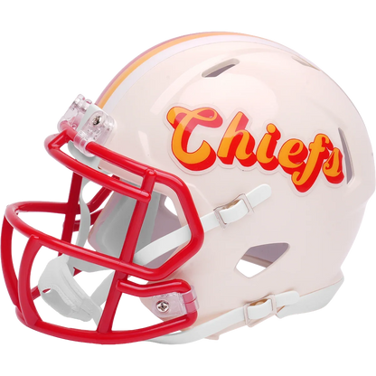 Kansas City Chiefs Speed Mini Football Helmet RETRO - NFL