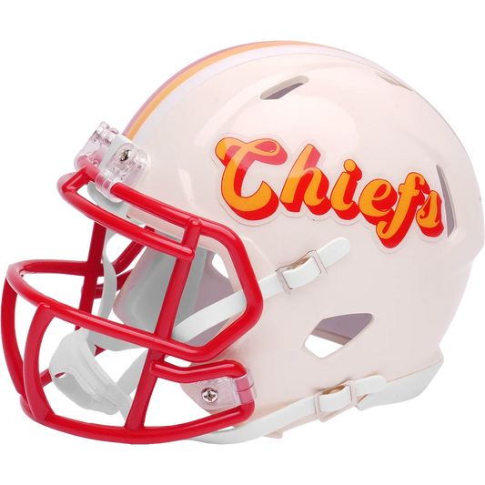 Kansas City Chiefs Speed Mini Football Helmet RETRO - NFL