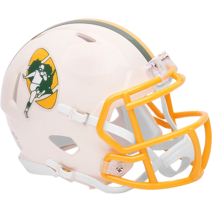 Green Bay Packers Speed Mini Football Helmet RETRO - NFL