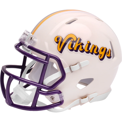 Minnesota Vikings Speed Mini Football Helmet RETRO - NFL