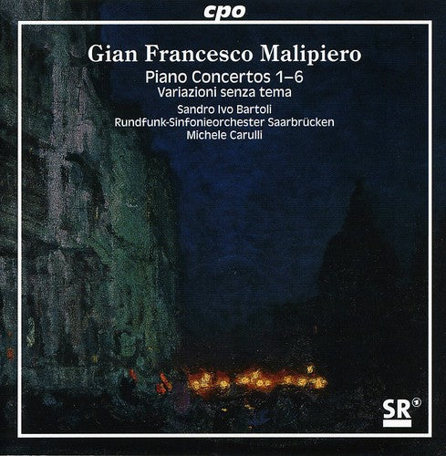the album cover for Sandro Ivo Bartoli - Complete Piano Concertos 1-6 Variazioni Senza Tema