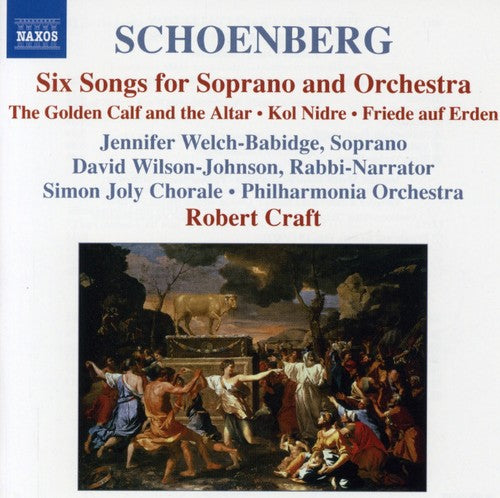 the album cover for Robert Craft - Six Songs for Soprano & Orchestra