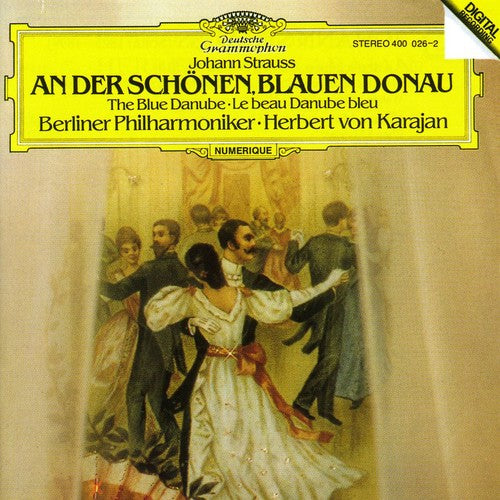 the album cover for Herbert von Karajan - Waltzes
