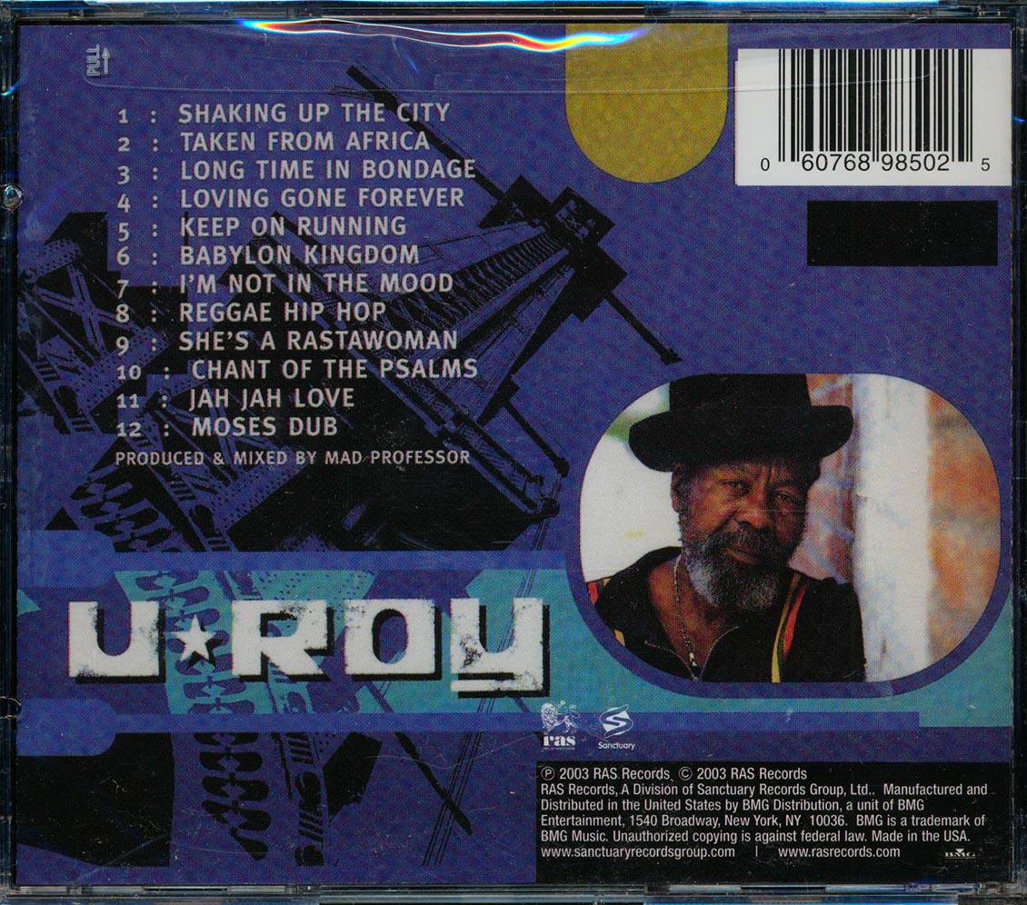 U Roy - Babylon Kingdom Must Fall Music CD