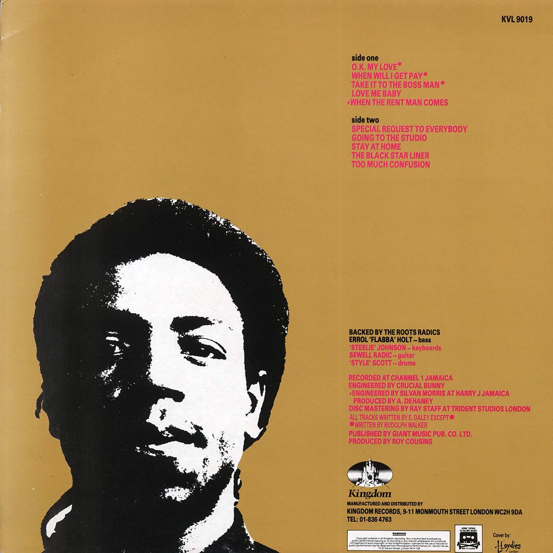 Earl Sixteen - Songs Of Love And Hardship Vinyl Record
