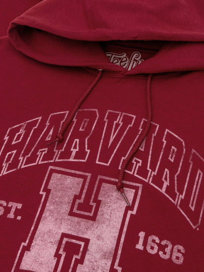 Harvard Athletic Department Pullover Hooded Sweashirt Hoodie Officially Licensed - Crimson